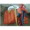 Image 5 : Collection of various household and outdoor items. (It includes sink, life jackets, reflective insul