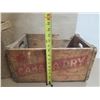 Image 2 : Vintage Canada Dry Wooden Crate and Battery Jar (Crack from Bottom - See Photo)