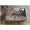 Image 7 : Lot of Misc. Items. (It includes sliver plated spoons, vintage Indiana Glass amber/marigold carnival
