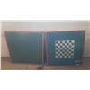 Image 1 : (2) Vintage Folding Game Board Tables. (Height 27")