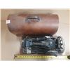 Image 2 : Singer Sewing Machine with Case. (Untested)