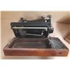 Image 5 : Singer Sewing Machine with Case. (Untested)