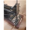 Image 8 : Singer Sewing Machine with Case. (Untested)