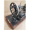 Image 9 : Singer Sewing Machine with Case. (Untested)