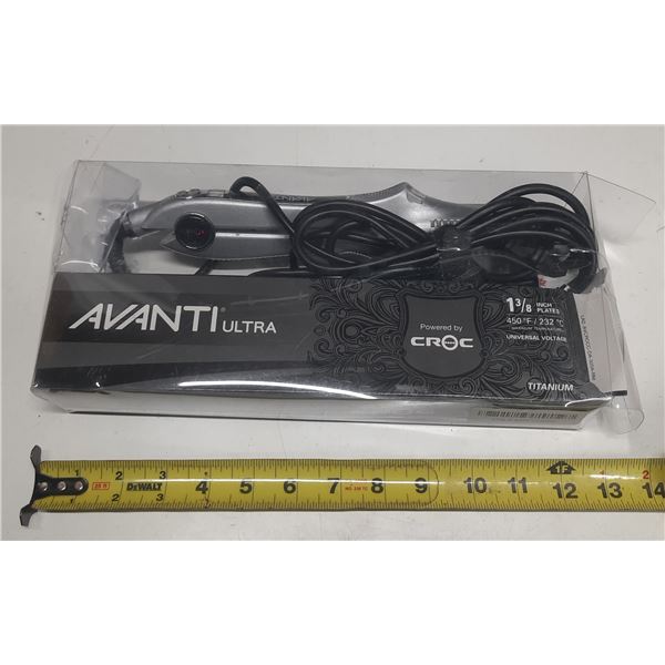 Avanti Ultra Nano-Titanium and Nano-Ceramic Flat Iron (1-3/8") (Like New)