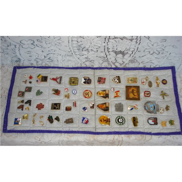 Over 60 Collectible Lapel Pins