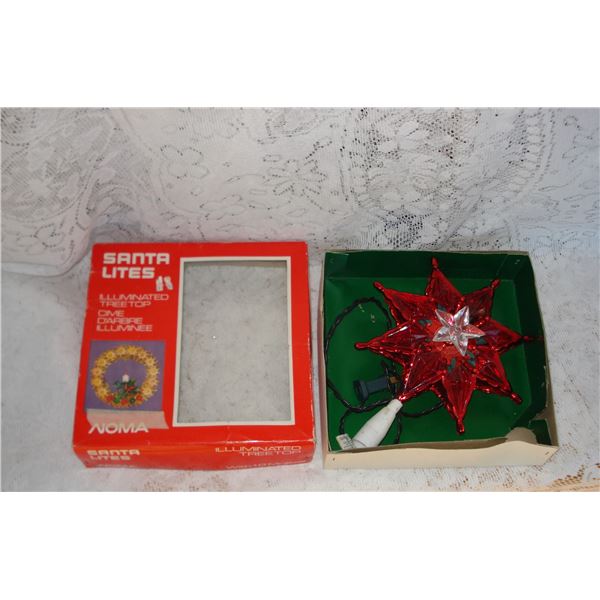Vintage Noma Star Tree Topper  Working