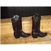 Image 2 : Pair Black Western Boots 6 1/2 D