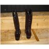 Image 3 : Pair Black Western Boots 6 1/2 D
