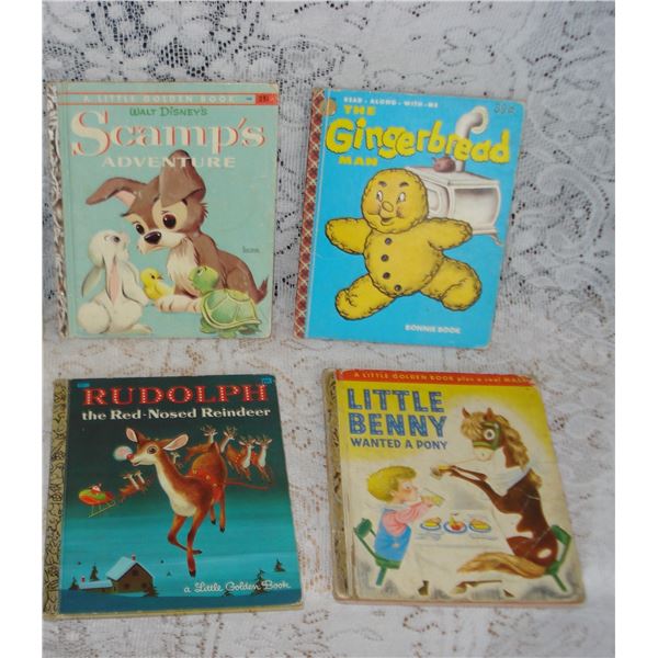 4 Childrens Books   Good Vintage Condition