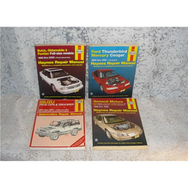 4 Vehicle Repair Manuals