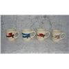 Image 1 : Set Of 4 Vintage Airplane Themed Mugs