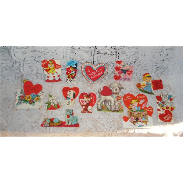 Assorted 1950's Valentines