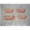 Image 2 : 4 $2.00 Bills Circulated