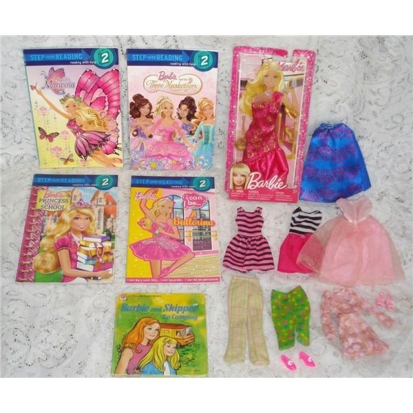 Vintage and Modern Barbie Books And Accessories