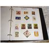 Image 6 : Binder of 20 Pages Of Stamps Arranged By Theme  Military, Sports, Music, Christmas, Animals, Flowers