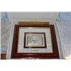 Image 1 : Silvart Silverline Numbered Limited Edition 925 Silver Over Embossed Scene In Mahogany Frame