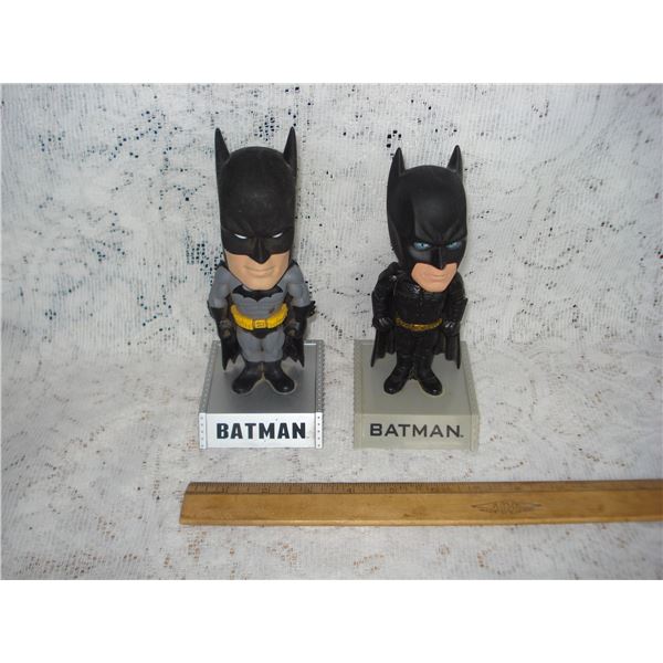 Pair Batman BobbleHeads From 2010 And 2011