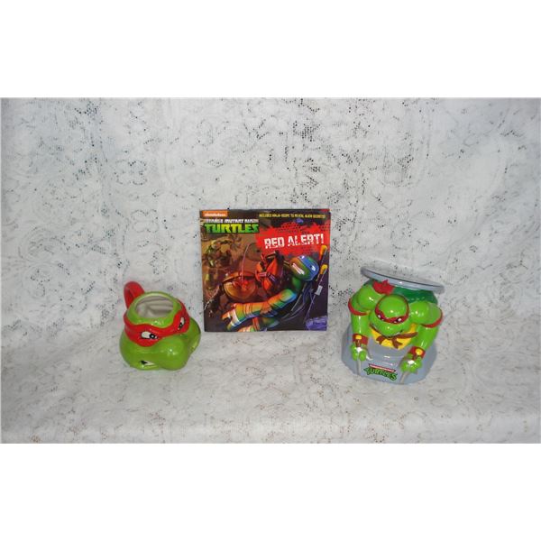 Ninja Turtles Mug  Book And Bank