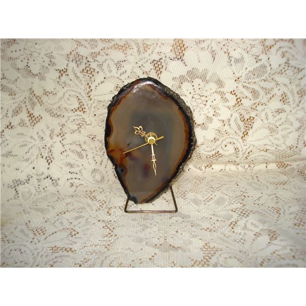 Battery Operated Agate Clock  Working  Battery Included