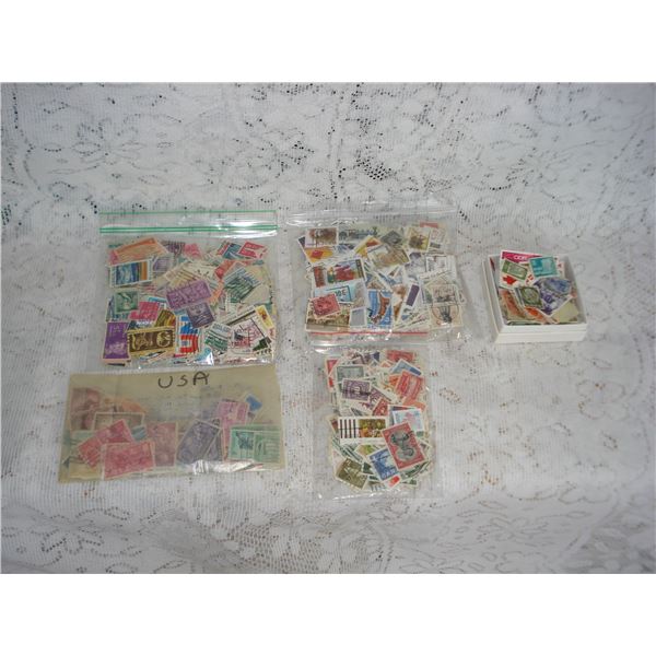 Stamps  Canada  US  Germany
