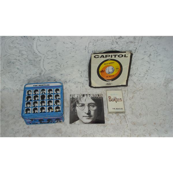 Beatles Assortment Incl. Unopened 2010 John Lenon Calendar