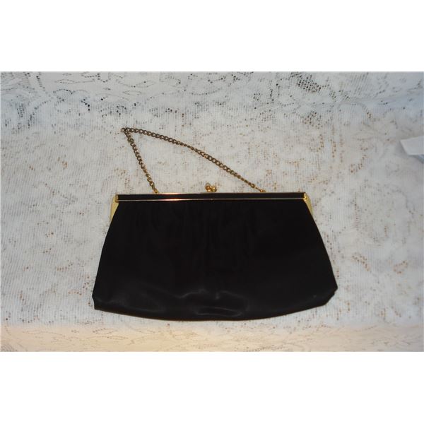 Black MCM French Evening Purse By Ande  Nice Condition
