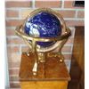 Image 1 : Very Heavy Globe On Brass Base With Built In Compass