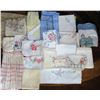 Image 1 : Assorted Linens  Appear Nice Vintage Condition However Lot Not Examined
