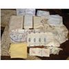 Image 1 : Linens Tablecloths  Doilies Etc  Appear Nice Vintage Cond But Not Examined