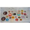 Image 1 : Collectible Pinback Lot  Condition Issues Top Left Pin