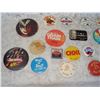 Image 2 : Collectible Pinback Lot  Condition Issues Top Left Pin