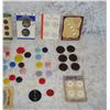 Image 3 : Collectible Vintage Buttons  Loose and Carded