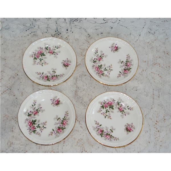 4 Small Royal Albert Lavender Rose Dishes