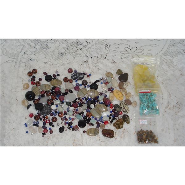 Assorted Stones/Beads  Labels On Packages Assumed Correct