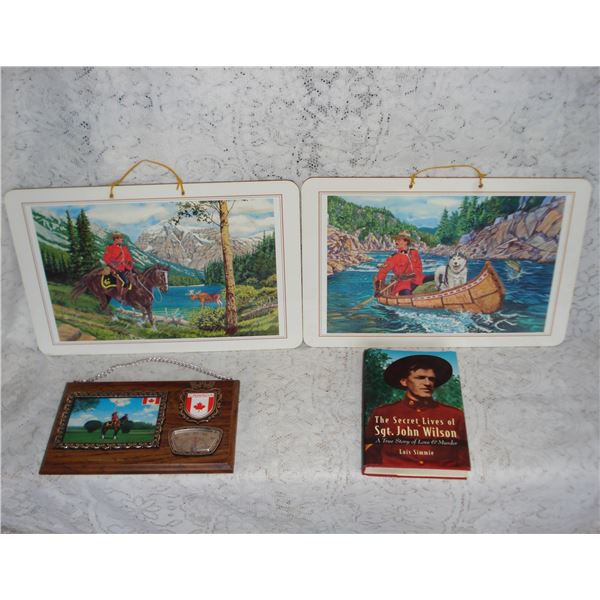 RCMP Lot Hangings  Book etc
