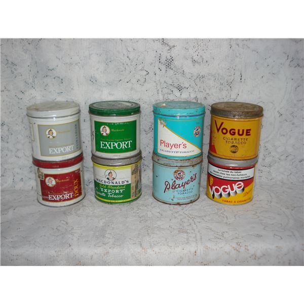 Tobacco Tins  Various Ages And Conditions