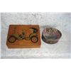 Image 1 : Lot Of Vintage Nesting Boxes And Old Wood Box