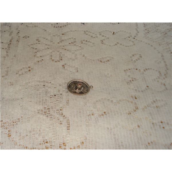 Vintage Sterling Silver Sombrero Charm/Pendant