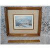 Image 1 : Vintage Winterscape Oil Painting