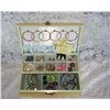 Image 2 : MCM Jewelry Box  Very Nice Vintage Condition Plus Contents And Key