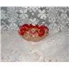 Image 1 : Vintage Ruffled Edge Art Glass Bowl