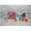 Image 1 : Assorted Character Collectibles  Smurf  Penguin  Spiderman Case etc