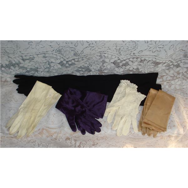 Vintage Evening Gloves