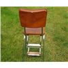 Image 2 : Vintage Chrome Step Chair As Is  See Pics