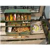 Image 1 : Vintage Tackle Box With Old and Modern Lures etc