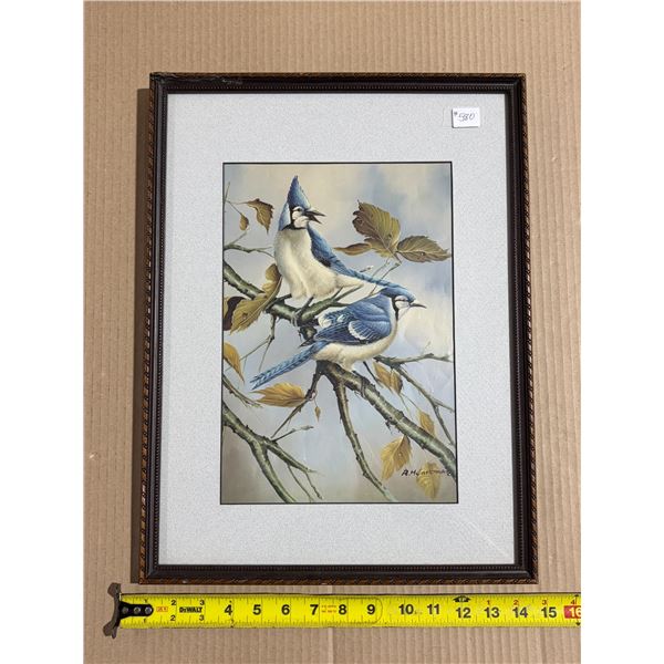 Blue Jays, print, by R. Heartman