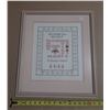 Image 1 : Cross stitch sampler