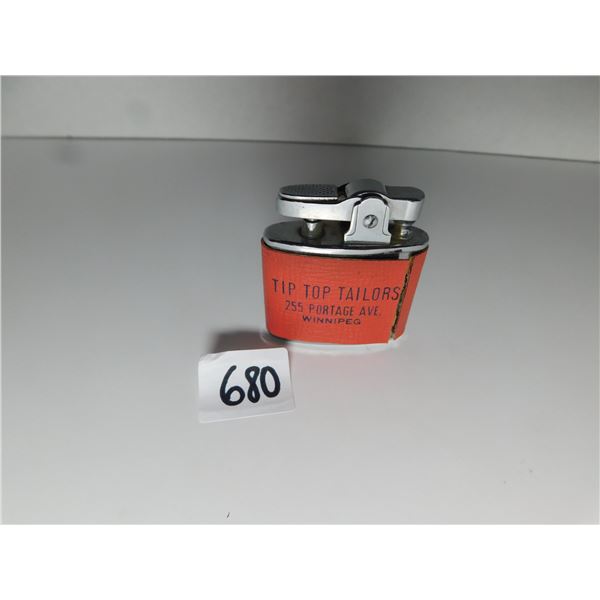 TIP TOP TAILORS WINNIPEG ADVERTISING LIGHTER