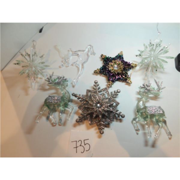 ACRYLIC CHRISTMAS DECORATIONS
